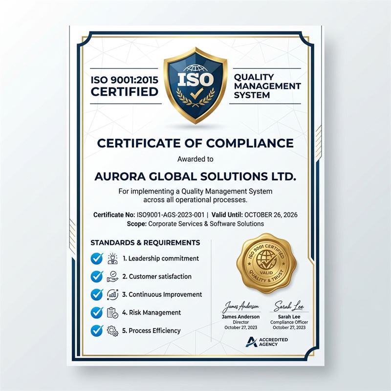 ISO Certification Services